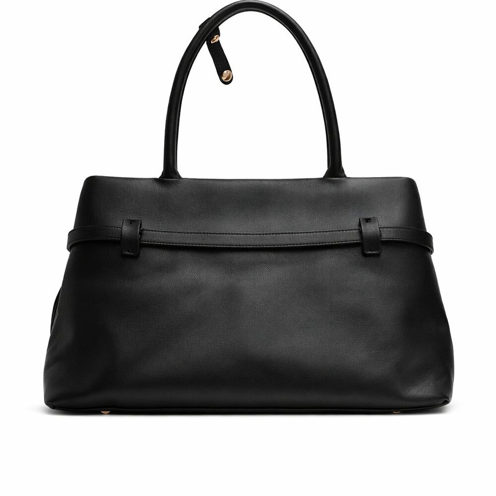 Soft Faux Leather Structured Tote – Budget Friendly Chic - Picture 3 of 6